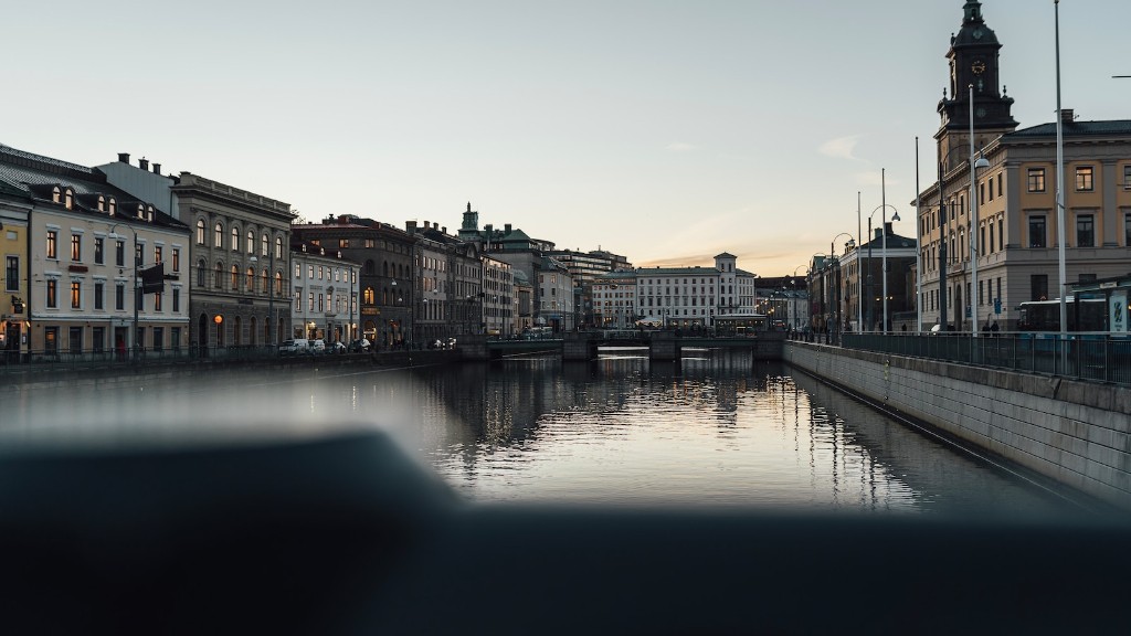 Pinggir Bandar Stockholm Di Sweden